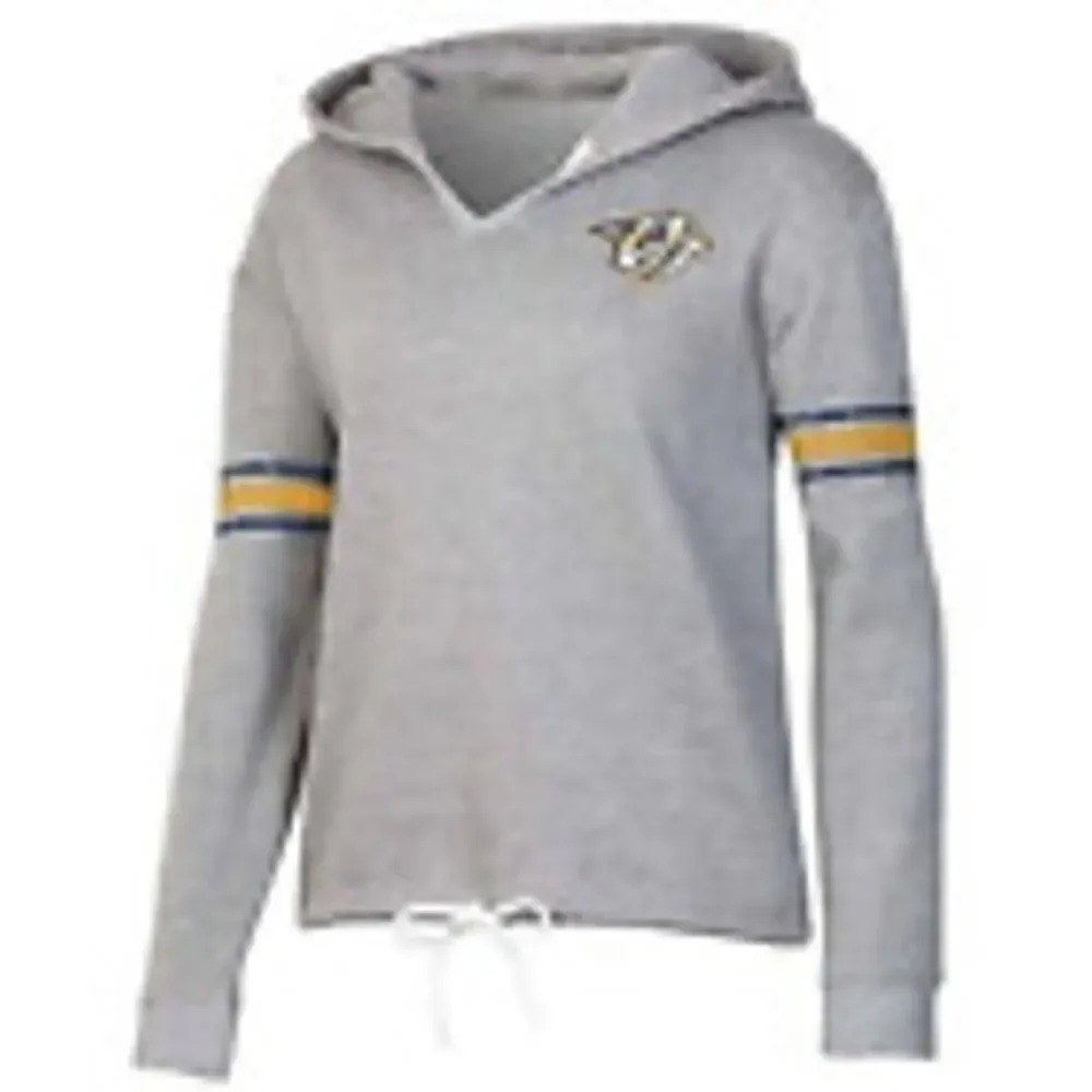NWT NHL Nashville Predators Women's Small Gray Pullover Drawstring Waist‎ Hoodie